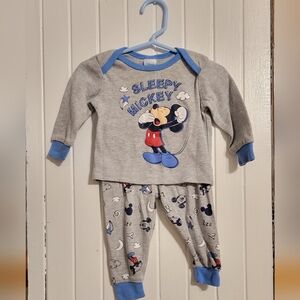 5/$15 Disney "Sleepy Mickey" Pajama Set